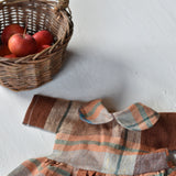 Autumn Orchard Linen Gather Dress