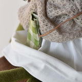 Fern the Frog doll- Oat Sweater with Morning Skirt