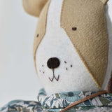 Fig the Frenchie Dog - Oat Sweater with Morning Skirt