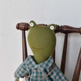 Fern the Frog doll- Gingham Dress with Peter Pan collar
