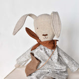 Ruthie the Rabbit doll - Liberty Floral - Handmade Heirloom Toy | Woolgrass Farm