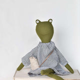 Fern the Frog doll- Breezy Striped Day Dress