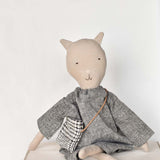 Mae the Barn Cat - Charcoal Chambray Day Dress