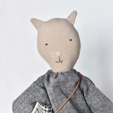 Mae the Barn Cat - Charcoal Chambray Day Dress