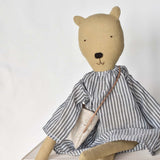 Agatha the Bear doll - Breezy Stripe Day Dress