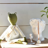 Fern the Frog doll- Dobby Cotton Day Dress