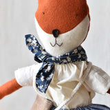 Florette the Fox Doll - Chambray