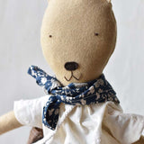 Agatha the Bear doll - Chambray Skirt