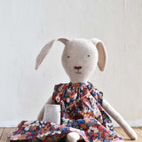 Ruthie the Rabbit – Heirloom Wool Doll in Canyon Liberty Dress
