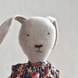 Ruthie the Rabbit – Heirloom Wool Doll in Canyon Liberty Dress
