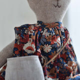 Ruthie the Rabbit – Heirloom Wool Doll in Canyon Liberty Dress