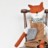 Florette the Fox doll - Orchard Overalls