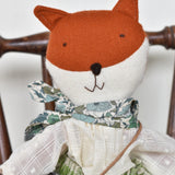 Florette the Fox doll - Ojai Orchard Gingham