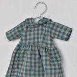 Fern the Frog doll- Gingham Dress with Peter Pan collar