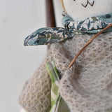 Fig the Frenchie Dog - Oat Sweater with Morning Skirt