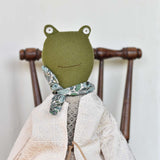 Fern the Frog doll- Oat Sweater with Morning Skirt and Orchard Coat **Limited Edition**