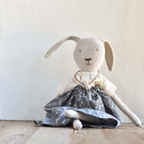 Ruthie — Rabbit in Ikat Field Skirt