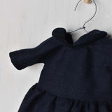 Florette the Fox doll - Indigo Gather Dress - Made in Maine