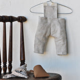 Doll- Linen overalls with Liberty woodland top