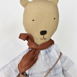 Agatha the Bear doll - Grid Plaid Day Dress
