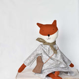 Florette the Fox doll - Liberty Floral Day Dress