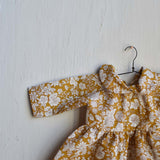 The Goldenrod Dress — Liberty Floral Doll Dress