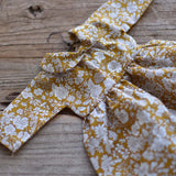 The Goldenrod Dress — Liberty Floral Doll Dress