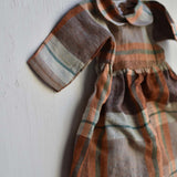 The Orchard Dress — European Linen Plaid Doll Dress