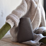 Fern the Frog- Heirloom Wool Doll in Island Sweater and  Linen Trousers