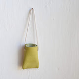 The Errand Bag - Chartreuse Leather Doll Satchel