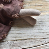 Plum the Pig - Handmade Wool Doll